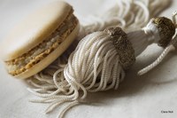 table setting macaron details