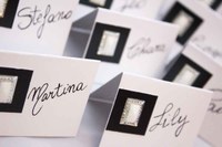 Tablescapes ideas: name cards are a good idea not only for weeding but for events in general.