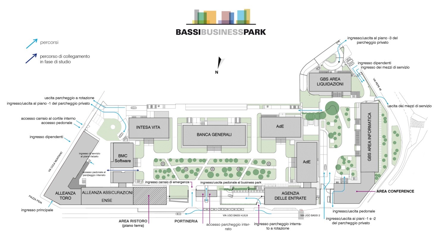 property management Figura 5 - Planimetria generale attuale del Bassi Business Park.jpg